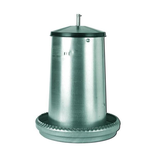 Galvanised Chicken Feeder