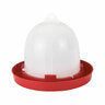 Red Plastic Poultry Drinker