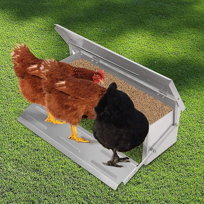 Voilamart 5KG Automatic Self Opening Chicken Feeder